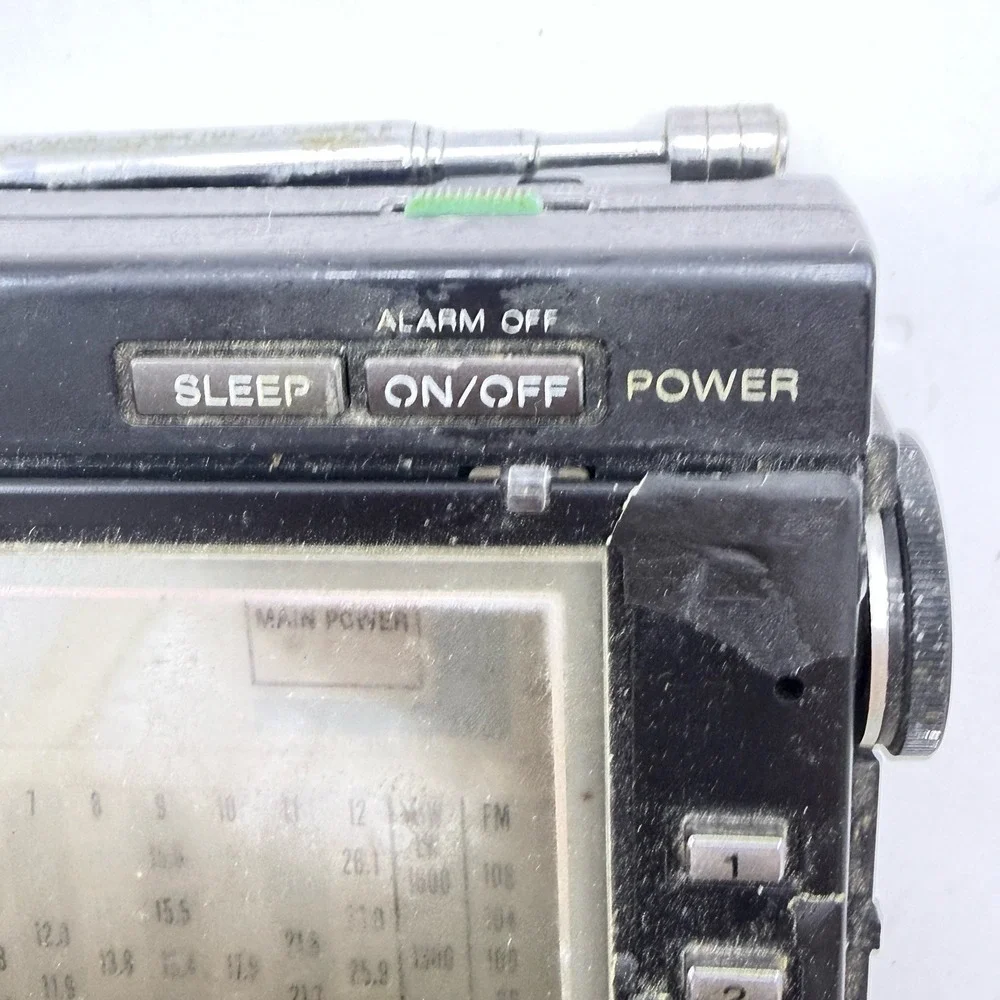 Sony ICF-7700 World Band Shortwave Radio PLL Receiver 15 Band Working- Read